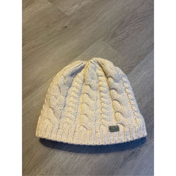 The North Face Accessories - The North Face Quilted Soft Cream Beanie